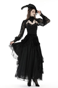 Gothic retro court lace sleeves cape BW122