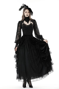 Gothic retro court lace sleeves cape BW122