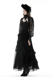 Gothic retro court lace sleeves cape BW122