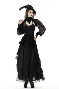 Gothic retro court lace sleeves cape BW122