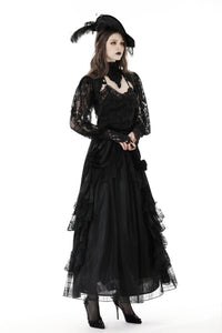 Gothic retro court lace sleeves cape BW122