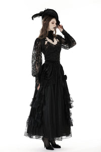 Gothic retro court lace sleeves cape BW122