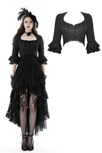 Load image into Gallery viewer, Gothic gorgeous court buttorn cape top BW123