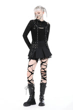 Load image into Gallery viewer, Punk decadent raggedy shrug BW138