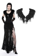 Load image into Gallery viewer, Gothic queen&#39;s luxe fur shawl BW139