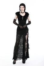 Load image into Gallery viewer, Gothic queen&#39;s luxe fur shawl BW139