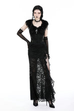 Load image into Gallery viewer, Gothic queen&#39;s luxe fur shawl BW139