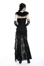 Load image into Gallery viewer, Gothic queen&#39;s luxe fur shawl BW139