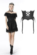 Load image into Gallery viewer, Gothic luxe embroiders lady underbust corset CW031