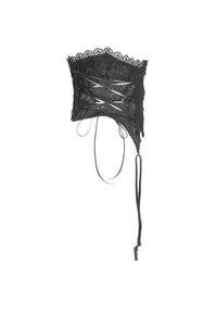 Gothic luxe embroiders lady underbust corset CW031