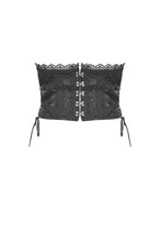 Load image into Gallery viewer, Gothic luxe embroiders lady underbust corset CW031