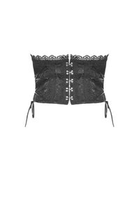 Gothic luxe embroiders lady underbust corset CW031