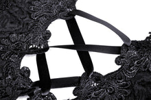 Load image into Gallery viewer, Gothic luxe embroiders lady underbust corset CW031