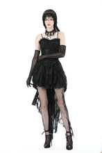 Load image into Gallery viewer, Gothic lace up corset top CW059BK