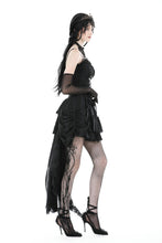 Load image into Gallery viewer, Gothic lace up corset top CW059BK