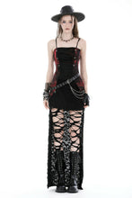 Load image into Gallery viewer, Rebel girl dye frill corset top CW066