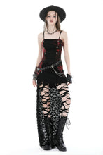 Load image into Gallery viewer, Rebel girl dye frill corset top CW066