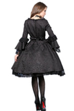 Load image into Gallery viewer, Victorian gothic dress with lace flare sleeve （not including petticoat）DW038 - Gothlolibeauty