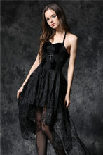 Load image into Gallery viewer, Gothique elegant dead souls cross dress with side long designs DW063 - Gothlolibeauty