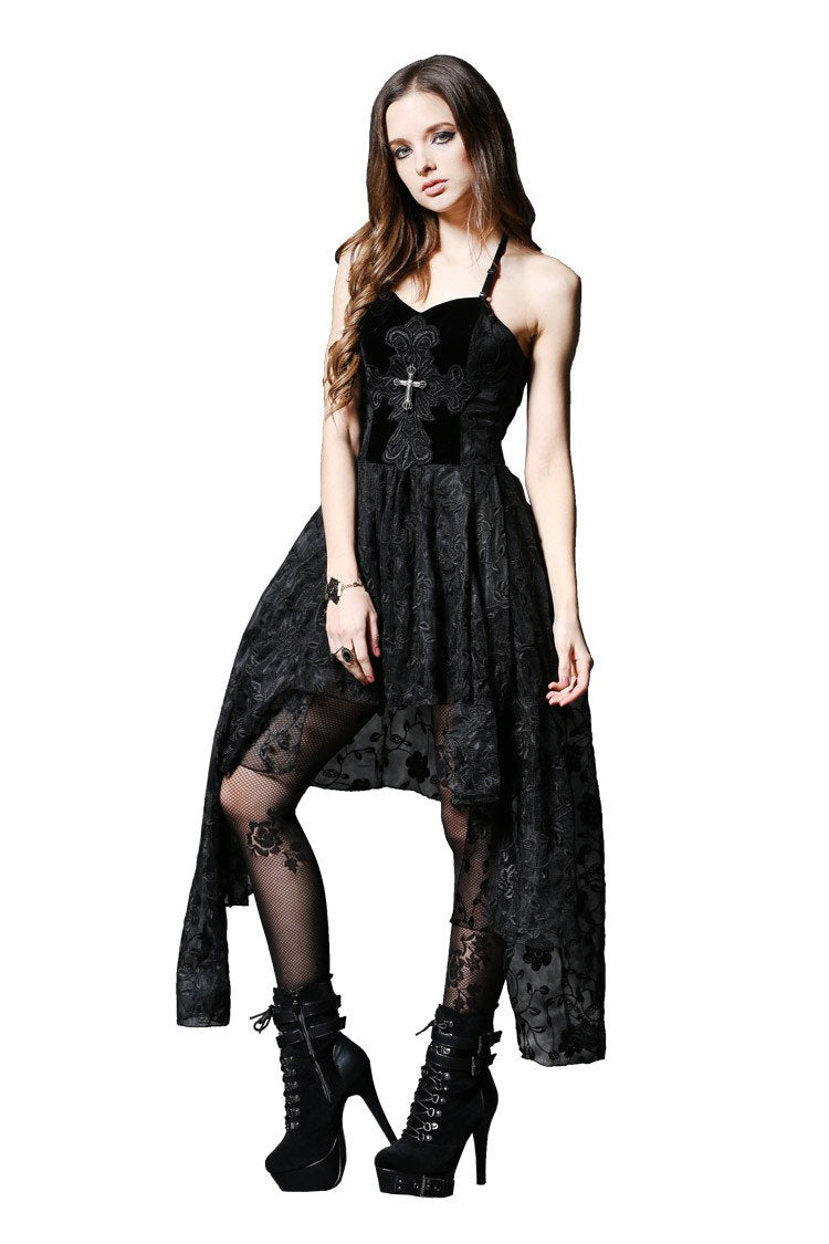 Gothique elegant dead souls cross dress with side long designs DW063 DARK IN LOVE Gothique elegant dead souls cross dress with side long designs DW063 DARK IN LOVE