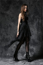 Load image into Gallery viewer, Gothique elegant dead souls cross dress with side long designs DW063 - Gothlolibeauty