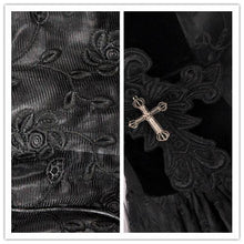 Load image into Gallery viewer, Gothique elegant dead souls cross dress with side long designs DW063 - Gothlolibeauty