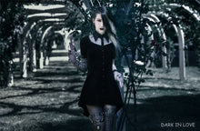 Load image into Gallery viewer, Punk hollow-out doll collar cocktail Tee dress DW127 - Gothlolibeauty