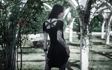 Load image into Gallery viewer, Punk hollow-out doll collar cocktail Tee dress DW127 - Gothlolibeauty
