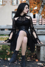 Load image into Gallery viewer, Gothic lace sexy dress with cat ear shape on top DW139 - Gothlolibeauty