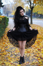 Load image into Gallery viewer, Gothic lace sexy dress with cat ear shape on top DW139 - Gothlolibeauty