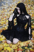 Load image into Gallery viewer, Gothic lace sexy dress with cat ear shape on top DW139 - Gothlolibeauty