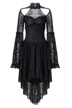 Load image into Gallery viewer, Gothic lace sexy dress with cat ear shape on top DW139 - Gothlolibeauty