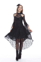 Load image into Gallery viewer, Gothic lace sexy dress with cat ear shape on top DW139 - Gothlolibeauty