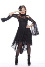 Load image into Gallery viewer, Gothic lace sexy dress with cat ear shape on top DW139 - Gothlolibeauty