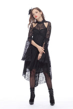 Load image into Gallery viewer, Gothic lace sexy dress with cat ear shape on top DW139 - Gothlolibeauty