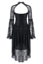 Load image into Gallery viewer, Gothic lace sexy dress with cat ear shape on top DW139 - Gothlolibeauty