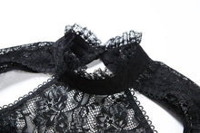 Load image into Gallery viewer, Gothic lace sexy dress with cat ear shape on top DW139 - Gothlolibeauty