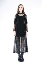 Load image into Gallery viewer, Gothic knited lace sexy dress DW155 - Gothlolibeauty
