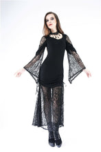 Load image into Gallery viewer, Gothic knited lace sexy dress DW155 - Gothlolibeauty