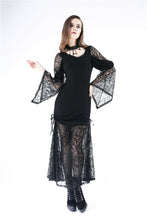 Load image into Gallery viewer, Gothic knited lace sexy dress DW155 - Gothlolibeauty