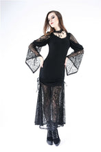 Load image into Gallery viewer, Gothic knited lace sexy dress DW155 - Gothlolibeauty