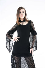 Load image into Gallery viewer, Gothic knited lace sexy dress DW155 - Gothlolibeauty