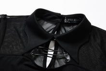 Load image into Gallery viewer, Punk Black spider neck dress DW159 - Gothlolibeauty