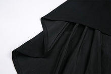Load image into Gallery viewer, Punk knitted high-low dress with leather star across neck DW184 - Gothlolibeauty