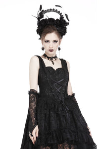 Gothic lolita lace cocktail dress (no petticoat incl.) DW198 - Gothlolibeauty