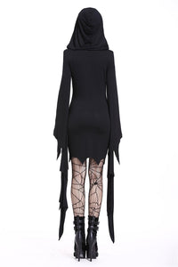 Gothic super bat sleeve holloween costumes dress DW202 - Gothlolibeauty