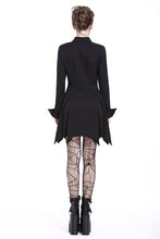 Load image into Gallery viewer, Gothic sexy mesh heart pleated collar bow dress DW205 - Gothlolibeauty