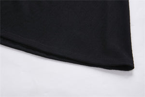 Punk mesh sleeve halter dress DW207 - Gothlolibeauty