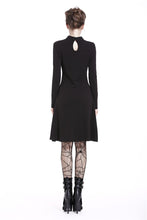 Load image into Gallery viewer, Punk cool hollow lace-up midi dress DW208 - Gothlolibeauty