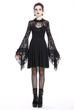 Load image into Gallery viewer, Elegant gothic lace-up lacey knitted T-shirt DW210 - Gothlolibeauty